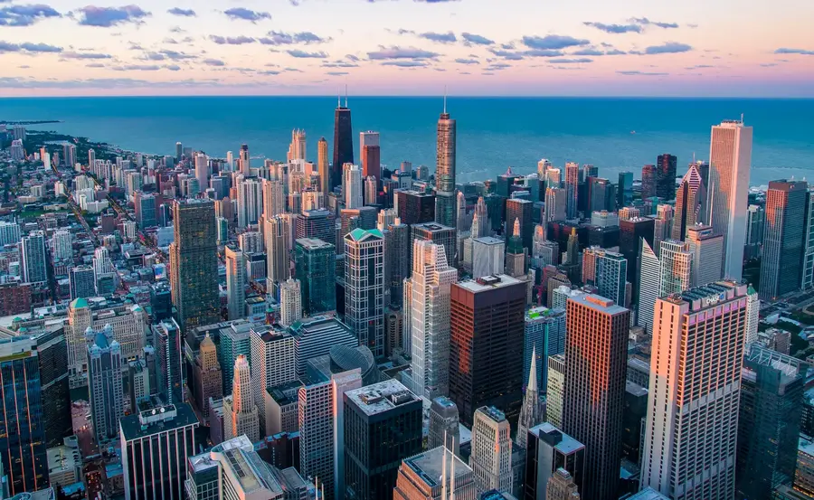 city view of chicago