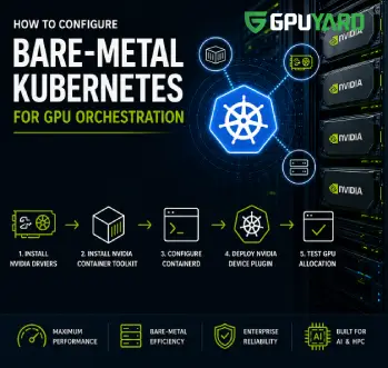 Bare-metal Kubernetes cluster configuration for GPU orchestration